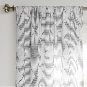 Two Threshold Curtain Panels